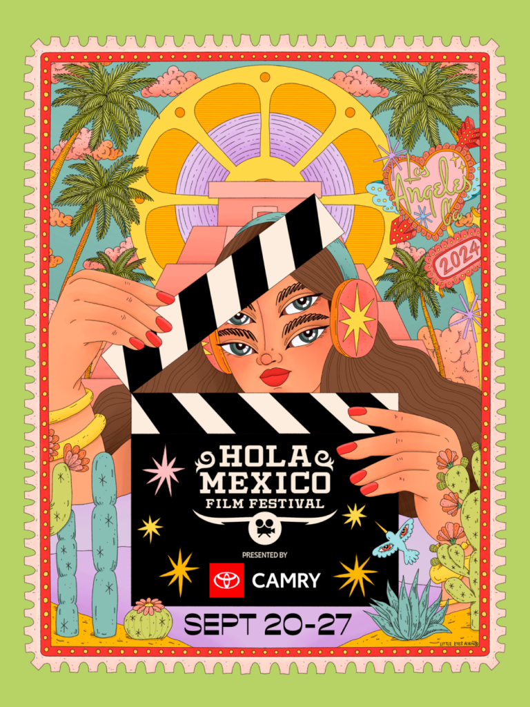 Hola Mexico Film Festival Poster Image. Hola Mexico shows the best in Mexican Cinema yearly